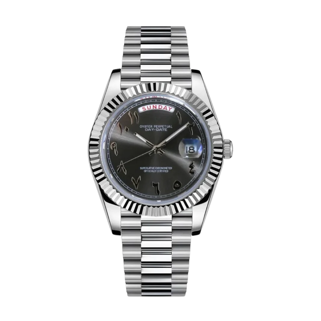 Seikojust | Daydate Arabic Deep Grey – Velanti Milano