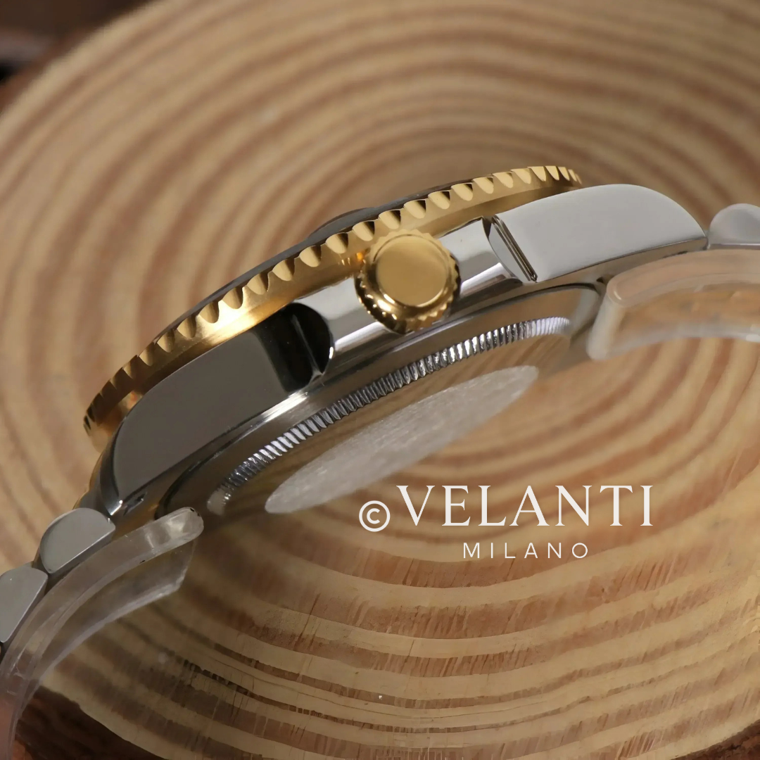 GMT-style mod watch Silver / Gold Velanti Milano GMTvel product photo 4