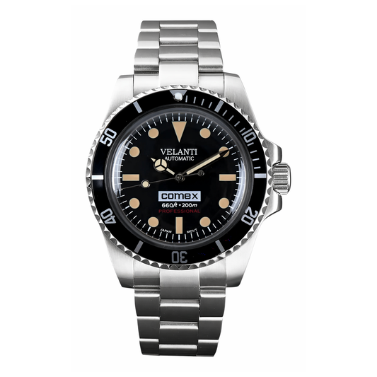 Submariner-style automatic watch, Velanti Milano Velmariner Vintage, main product photo