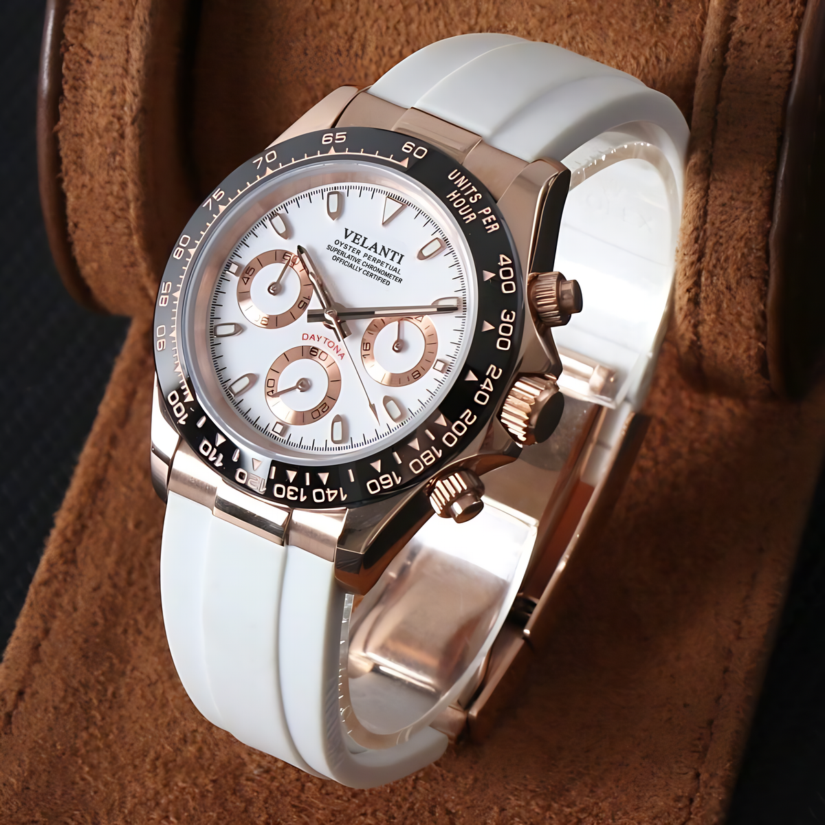 Veltona | Rose Gold White
