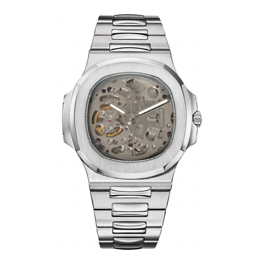Nautilus-style automatic watch, Velanti Milano Nautvel Skeleton, main product photo