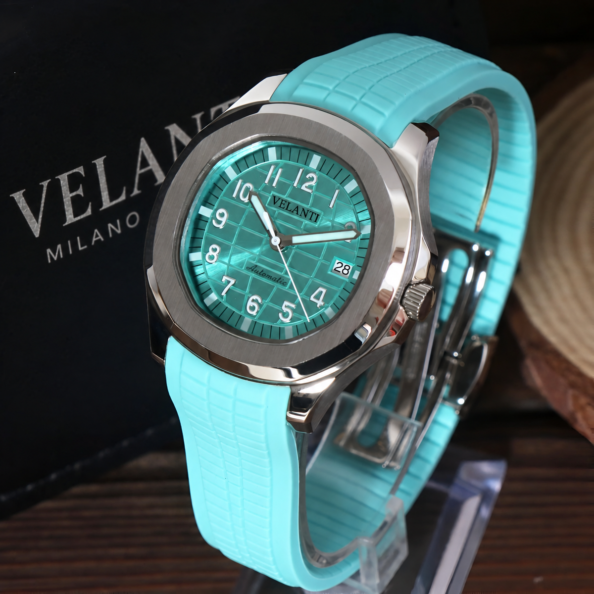 Velnaut | Tiffany Metallic Blue