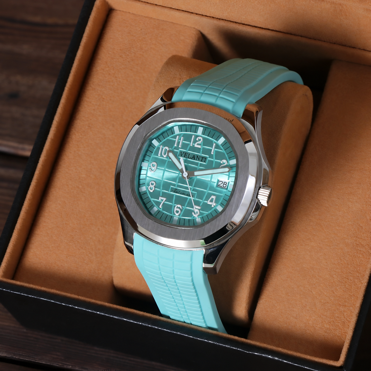 Velnaut | Tiffany Metallic Blue