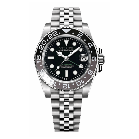 GMT-style automatic watch, Velanti Milano Gmtvel Bruce Wayne, main product photo
