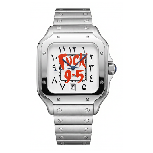 Santos-style automatic watch, Velanti Milano Santvel Arabic Fck 9 To 5, main product photo