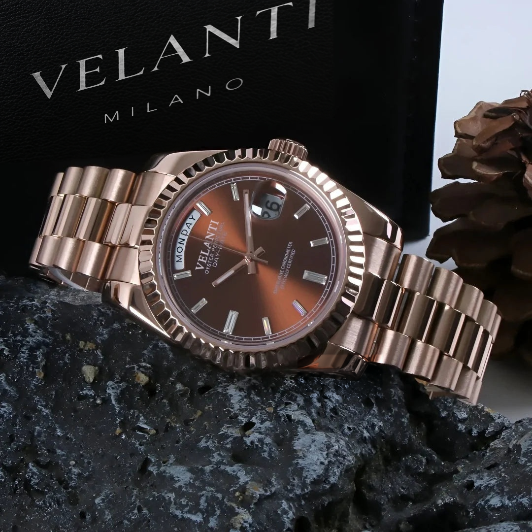 Veljust | Gün-Tarih Rose Altın Çikolata