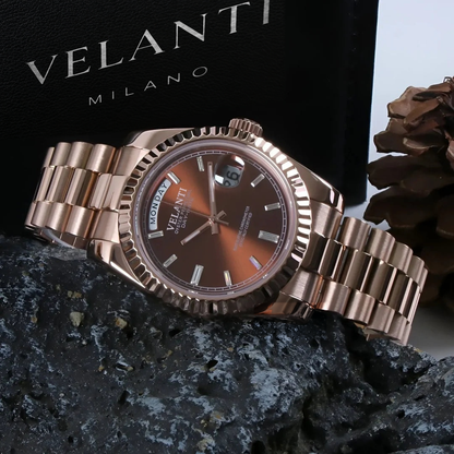 Veljust | Gün-Tarih Rose Altın Çikolata