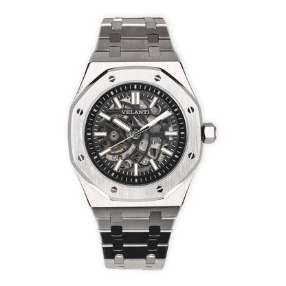 Royal Oak-style automatic watch, Velanti Milano Royal Veloak Skeleton, main product photo