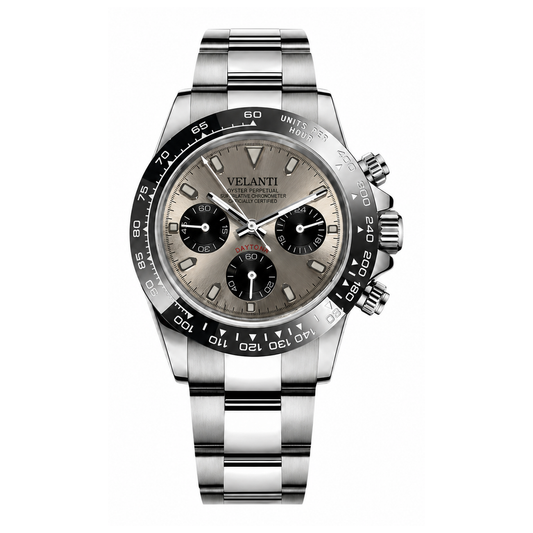 Daytona-style chronograph watch, Velanti Milano Veltona Champagne, main product photo