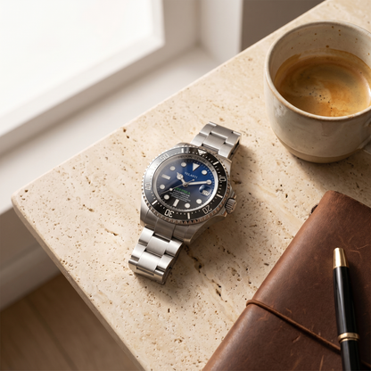 Submariner-style automatic watch, Velanti Milano Velmariner Deepsea, product photo 3