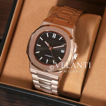 Nautiko | Rose Gold Black