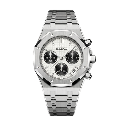 Royal Seikoak Chrono Panda Seiko mod watch | Velanti Milano