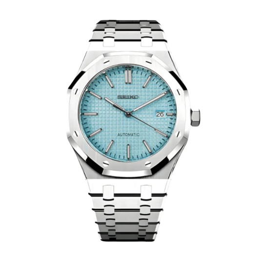 Royal Seikoak Ice Blue Seiko mod watch | Velanti Milano