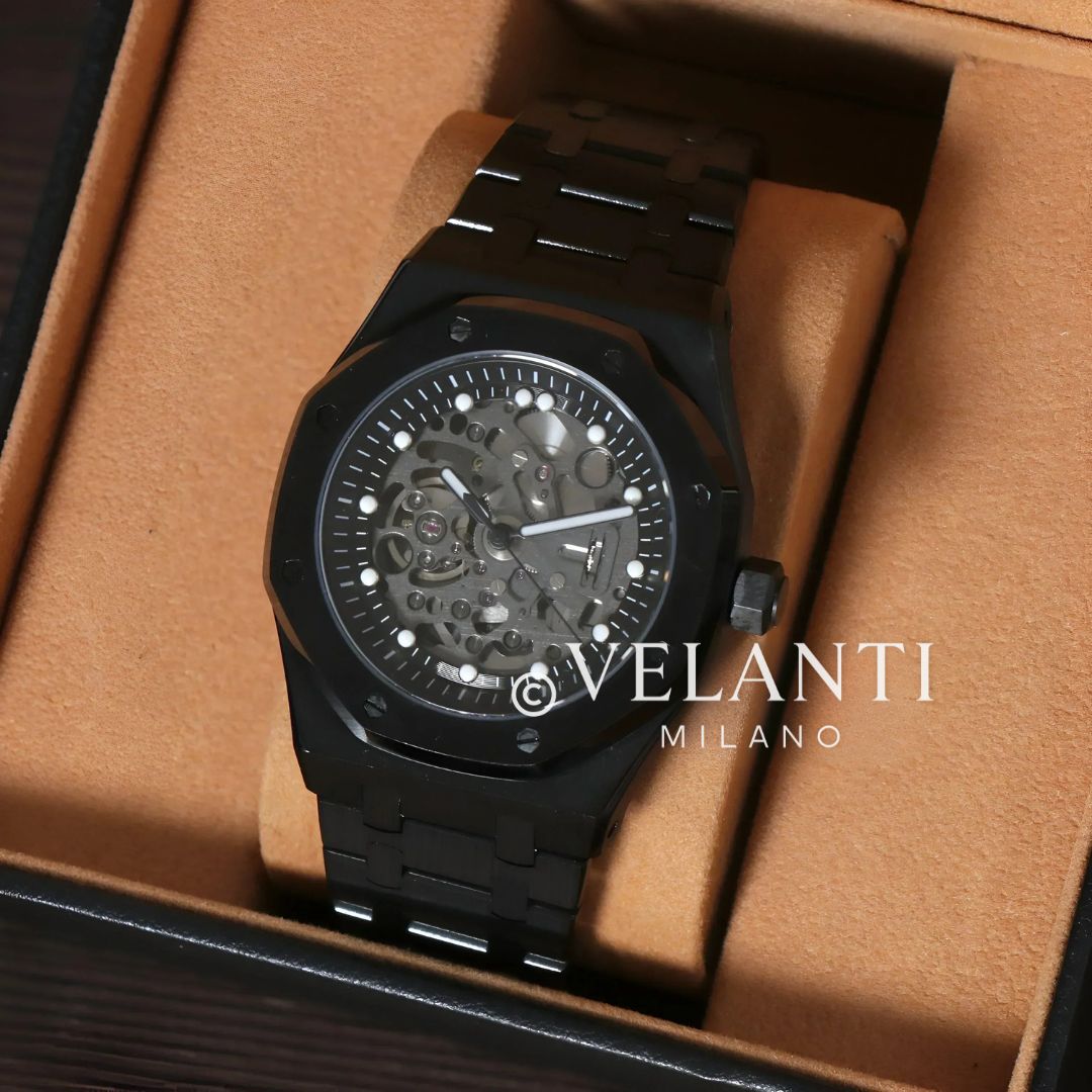 Royal Seikoak | Skeleton Full Black 