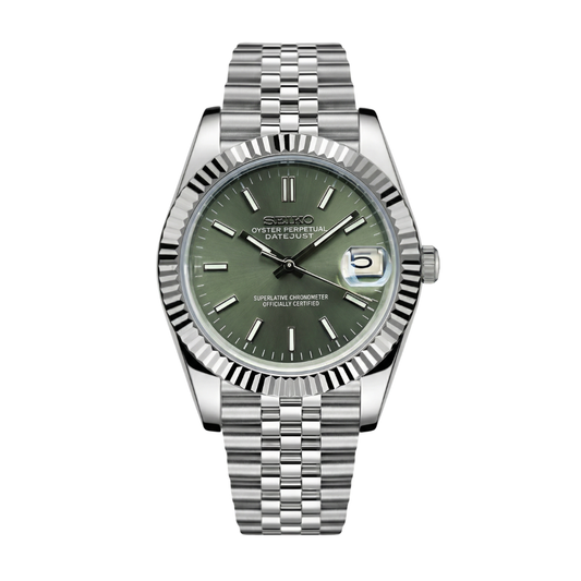 SEIKOJUST Mint Green Seiko mod watch | Velanti Milano