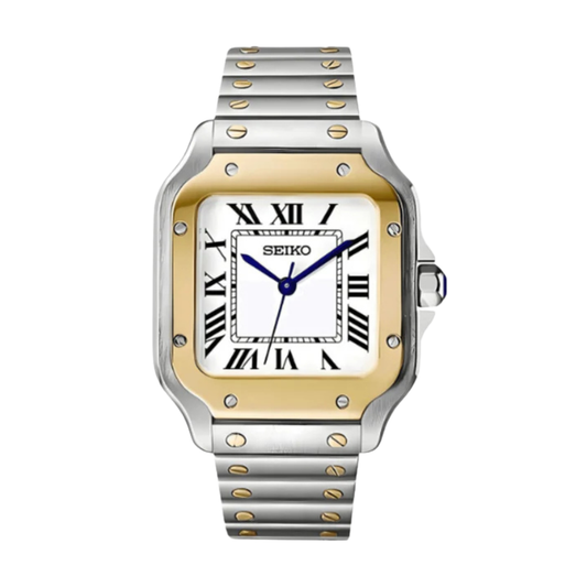 Santeiko Gold Silver Seiko mod watch | Velanti Milano