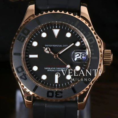 Seikomariner | Rose Gold - Black