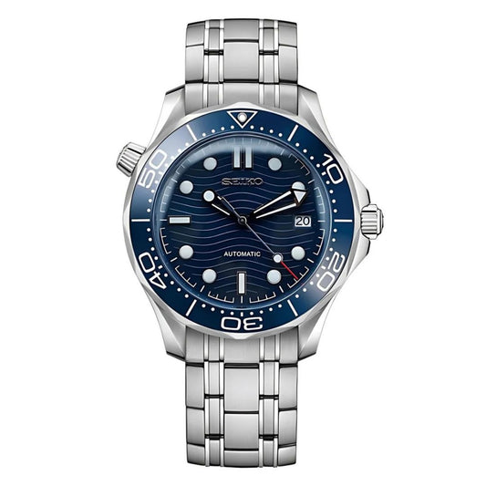 Seikomaster Blue Seiko mod watch | Velanti Milano