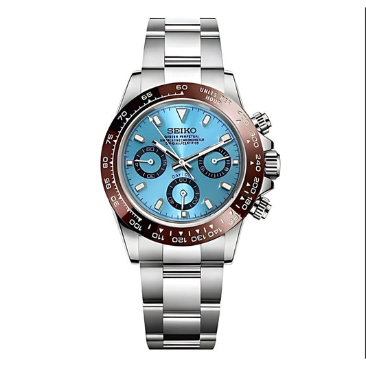 Seitona Platinum Seiko mod watch | Velanti Milano