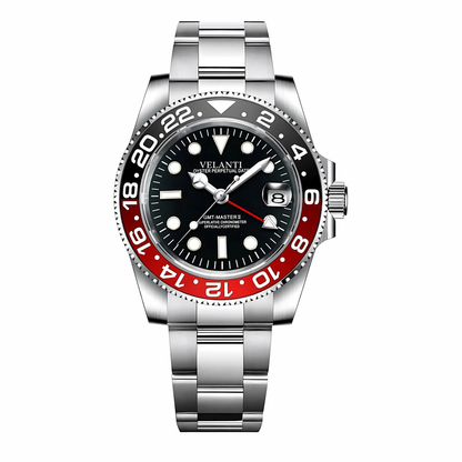 GMT-style mod watch Black Coke Velanti Milano GMTvel main product photo