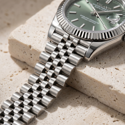 Datejust-style mod watch Mint Green Velanti Milano Veljust product photo 4