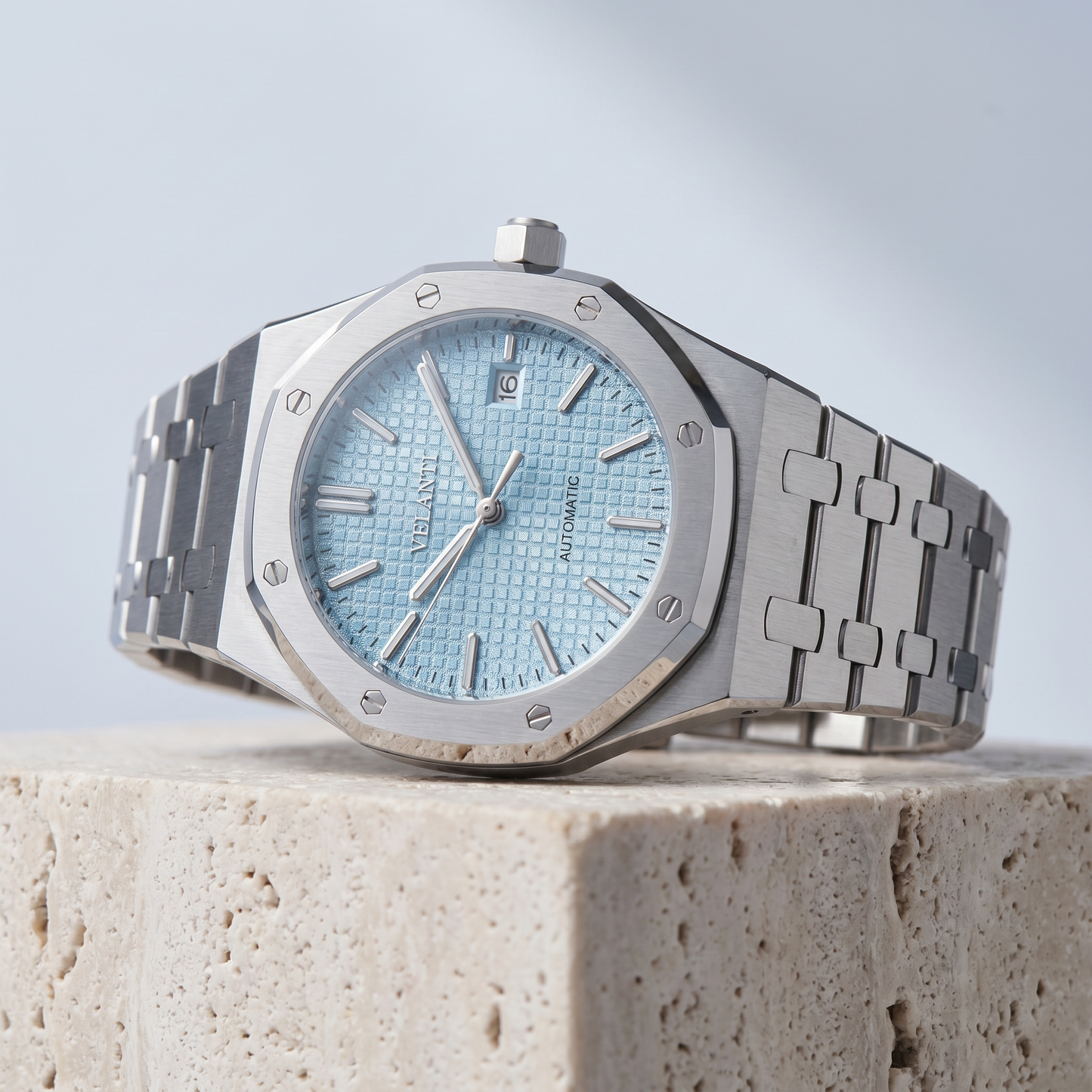 Royal Oak-style mod watch Ice Blue Velanti Milano Royal Veloak product photo 3