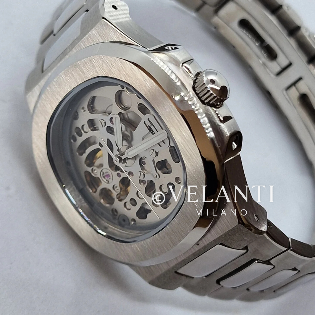 Nautilus-style mod watch Skeleton Velanti Milano Nautvel product photo 5