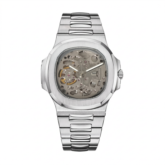 Nautilus-style mod watch Skeleton Velanti Milano Nautvel main product photo