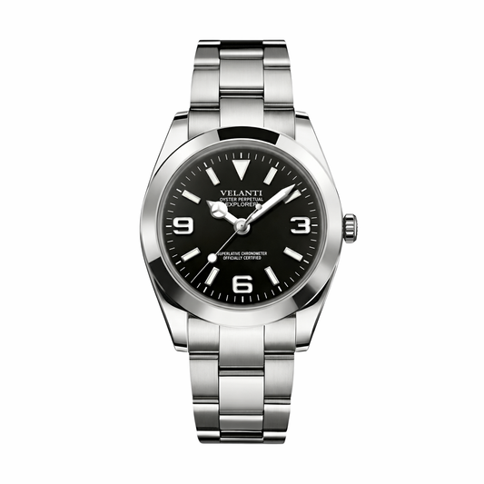 Velanti Milano Oyster Explorer Black — luxury automatic watch