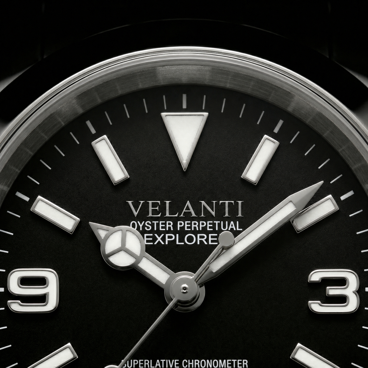 Explorer-Style Mod Watch — Explorer Black | Custom Automatic NH35