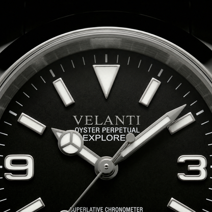 Explorer-Style Mod Watch — Explorer Black | Custom Automatic NH35
