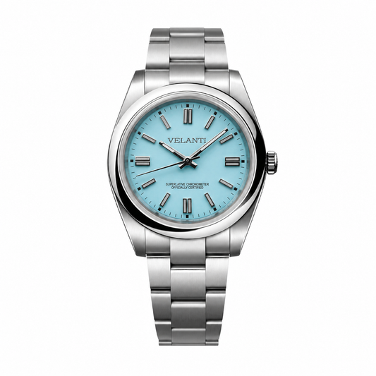 Velanti Milano Oyster Tiffany Blue — luxury automatic watch