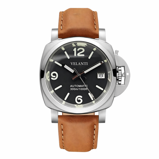 Velanti Milano Pan Sand Leather — luxury automatic watch