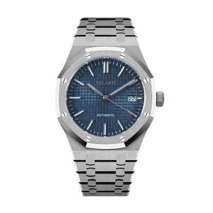 Royal Oak-style mod watch Blue Velanti Milano Royal Veloak main product photo