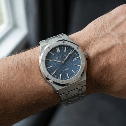 Royal Oak-style mod watch Blue Velanti Milano Royal Veloak product photo 2