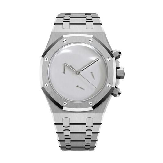 Royal Oak-style mod watch Silver Chrono Velanti Milano Royal Veloak main product photo