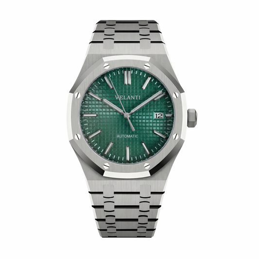 Royal Oak-style mod watch Green Velanti Milano Royal Veloak main product photo
