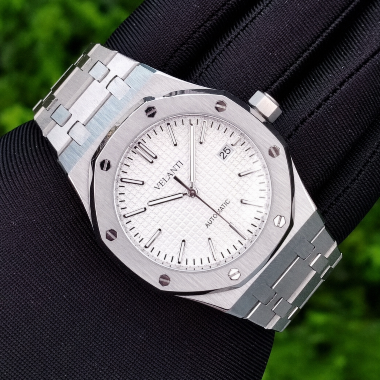 Royal Oak-style mod watch White Velanti Milano Royal Veloak product photo 3