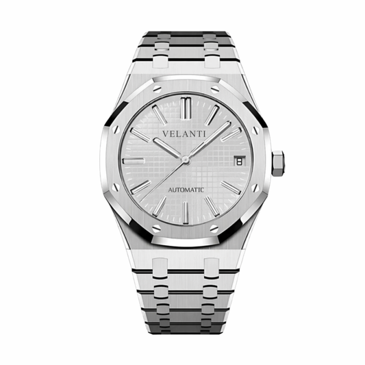Royal Oak-style mod watch White Velanti Milano Royal Veloak main product photo