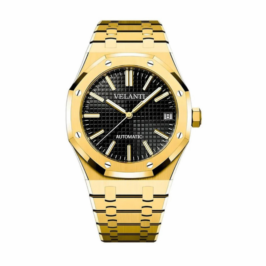 Royal Oak-style mod watch Yellow Gold Velanti Milano Royal Veloak main product photo