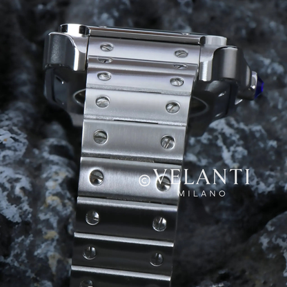 Santos-style custom mod watch, Velanti Milano Santvel Black Fck 9 To 5, product photo 7