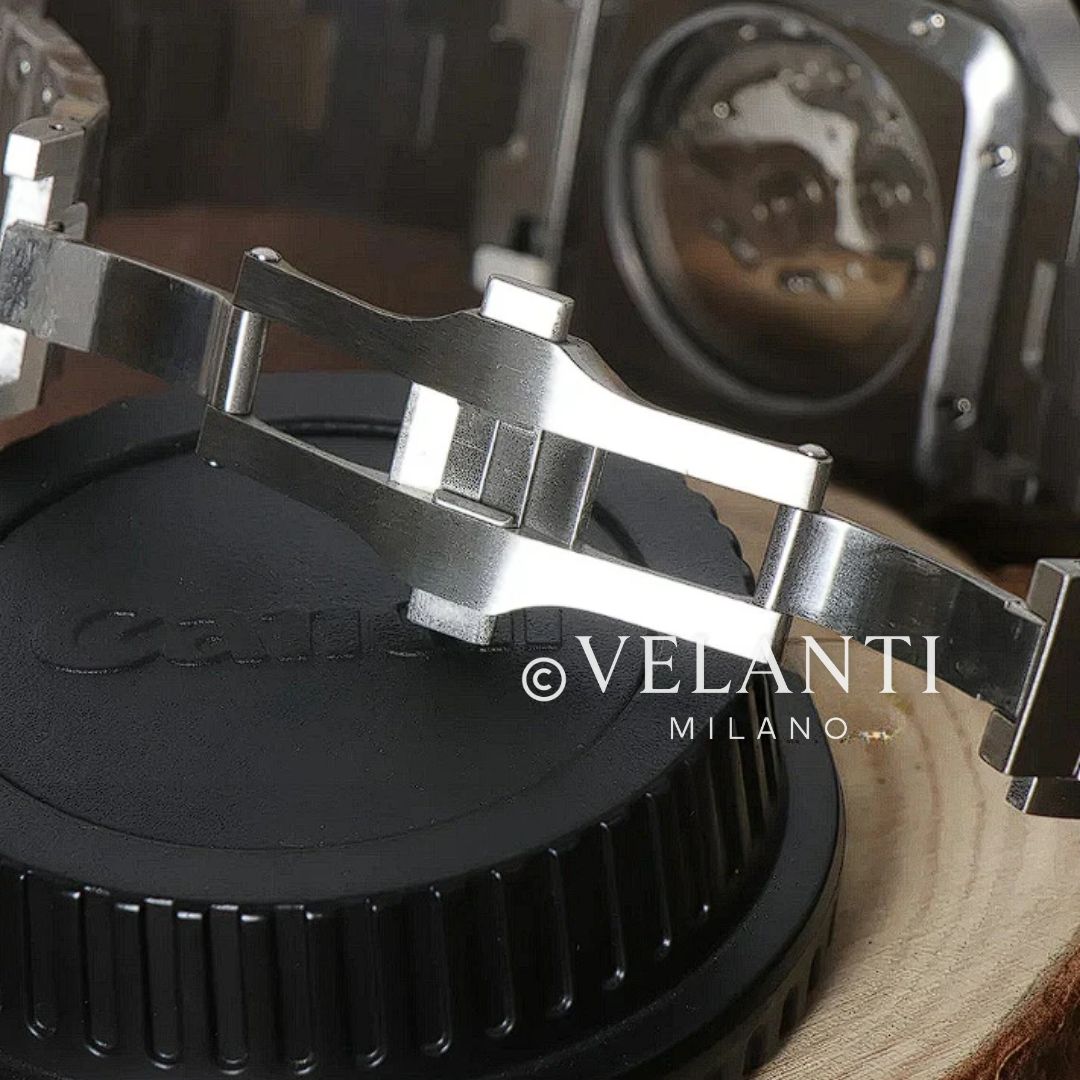 Santos-style mod watch White Velanti Milano Santvel product photo 7