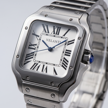 Santos-style mod watch White Velanti Milano Santvel product photo 3