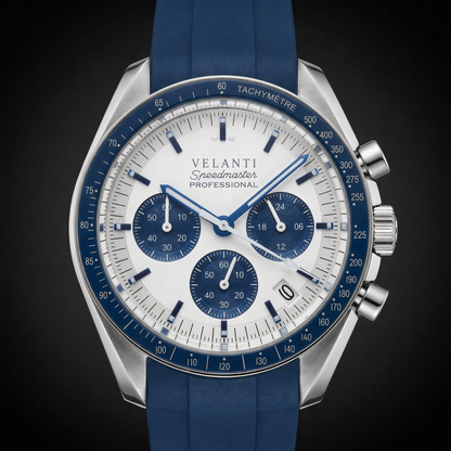 Speedmaster-style mod watch Blue Snoopy Velanti Milano Speedvel product photo 3