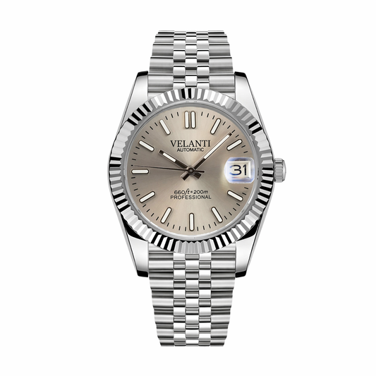 Velanti Milano Datejust Champagne — luxury automatic watch