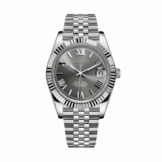 Velanti Milano Datejust Roman Champagne — luxury automatic watch