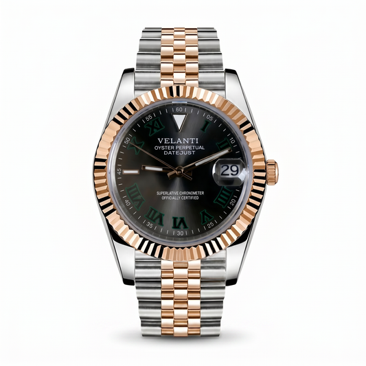 Datejust-style mod watch Wimbledon Two Tone, Wimbledon Velanti Milano Veljust main product photo