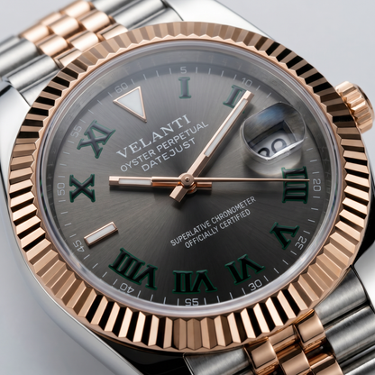 Datejust-style mod watch Wimbledon Two Tone, Wimbledon Velanti Milano Veljust product photo 4
