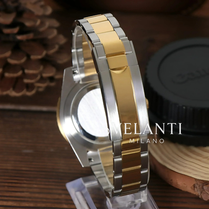 Submariner-style automatic watch, Velanti Milano Velmariner Blue (Two Tones), product photo 10