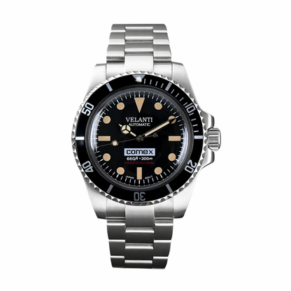 Submariner-style automatic watch, Velanti Milano Velmariner Vintage, main product photo